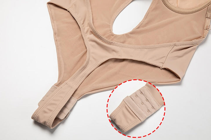 Deep V and backless body shaper