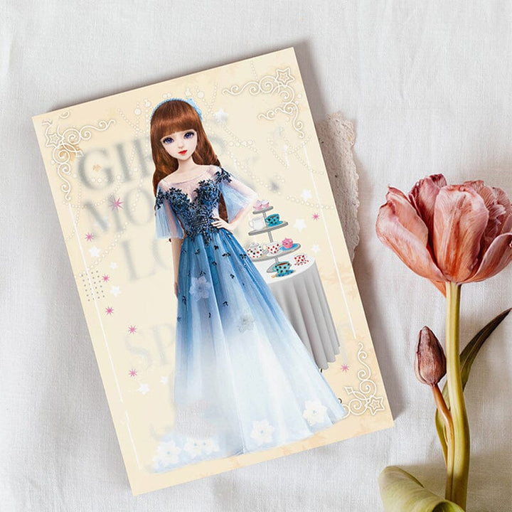 Magnetic Dress-Up Dolls Set for Children with Outfits and Storage Box