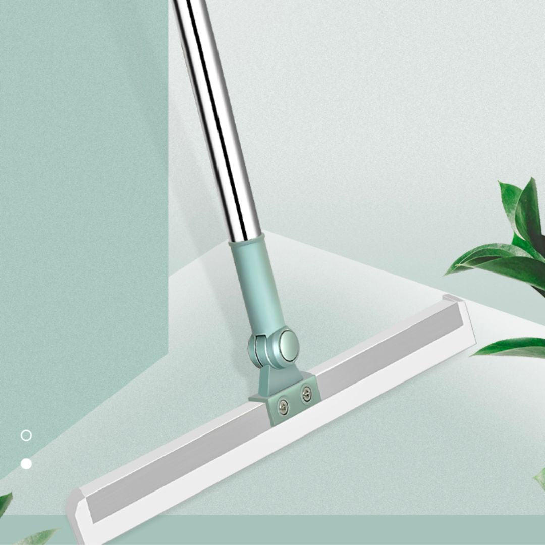 SiliconeSweep Pro Besen | Fortschrittlicher ergonomischer Besen mit Silikonborsten für alle Bodenarten
