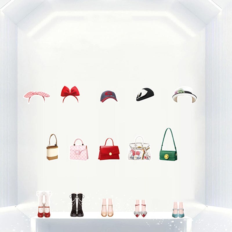 Magnetic Dress-Up Dolls Set for Children with Outfits and Storage Box