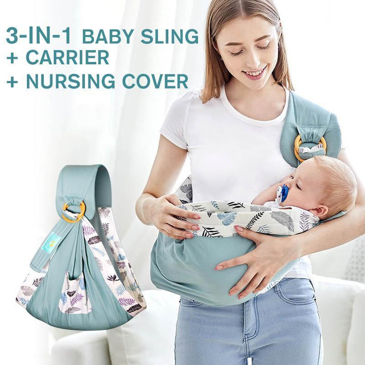 Multifunctional Baby Carrier with Nursing Function in Cotton – 0 to 36 Months