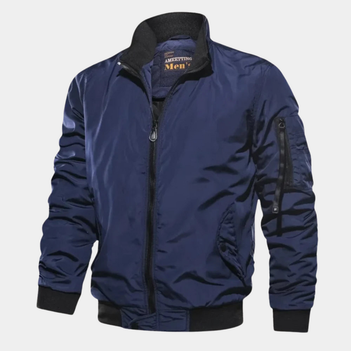 Wind-resistant Bomber Jacket for Men