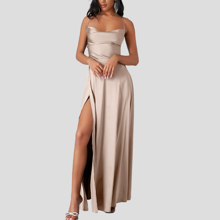 Cecil | Women’s One-Shoulder Pleated Dress | Maxi
