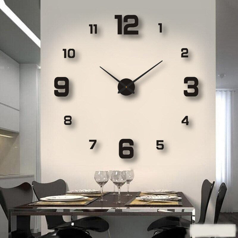 Large Modern-Style Wall Clock