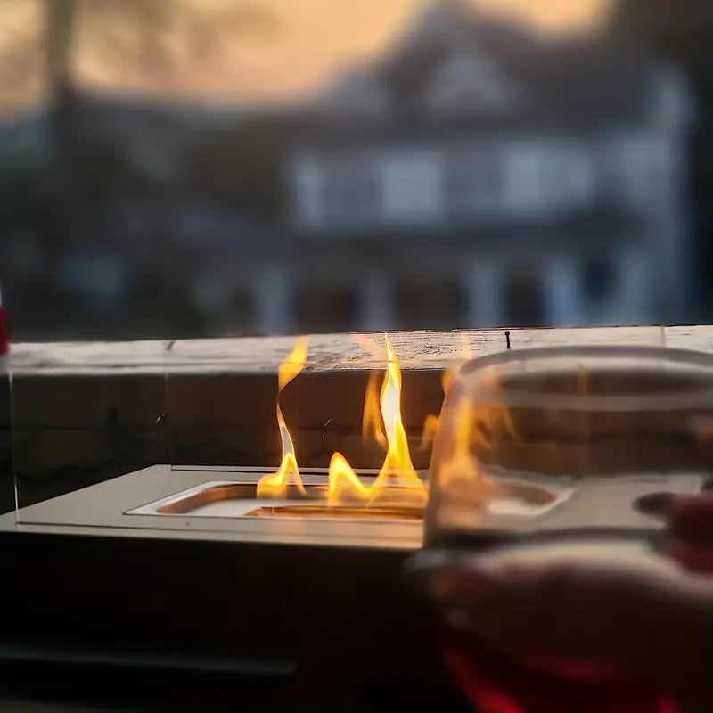 Serene Flame Luxe Fire Pit – Create Magical Evenings with Fire and Style
