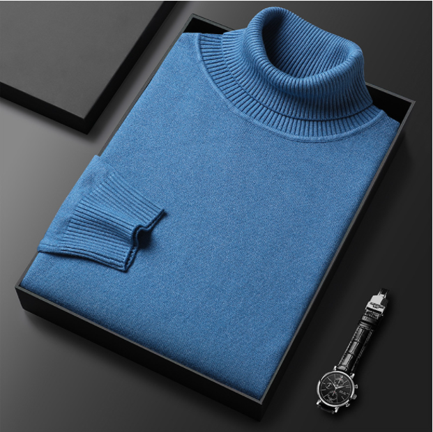 Men’s Turtleneck Sweater – Classic Warmth with Refined Style