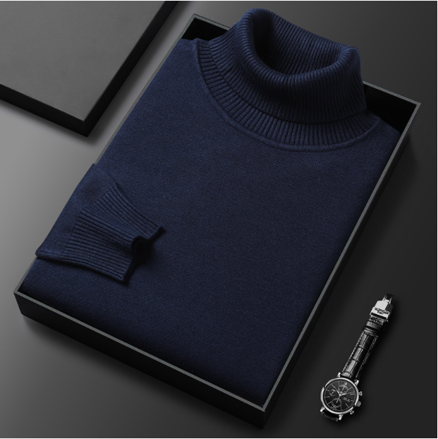Men’s Turtleneck Sweater – Classic Warmth with Refined Style