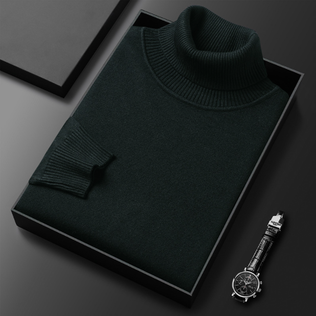 Men’s Turtleneck Sweater – Classic Warmth with Refined Style