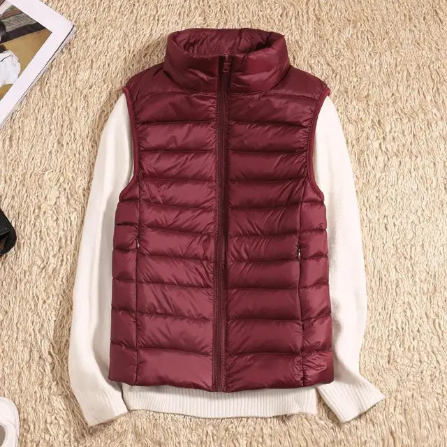 Women's Ultra Light Down Vest Warm & Lightweight