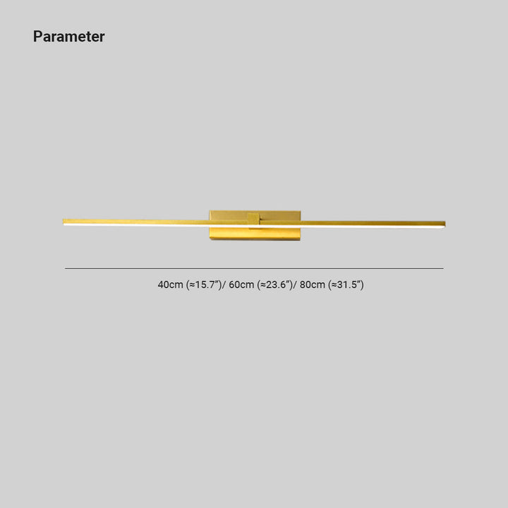 Linear Hexagon Vanity Wall Lamp – Modern for Bathroom and Bedroom
