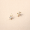 Star Earrings with Cubic Zirconia