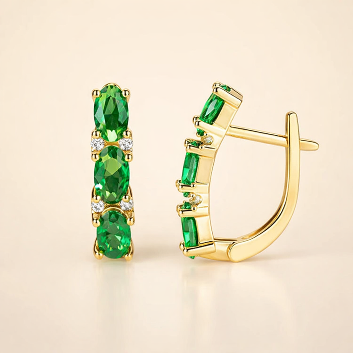 Elegant Gold Earrings with Subtle Shine