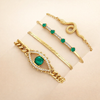 Elegant Gold Bracelet with Refined Details