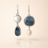 Refined white gold earrings with a subtle shine
