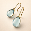 Elegant Gold Earrings with Sparkling Crystals