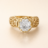 Minimalist Ring with White Cubic Zirconia