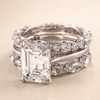Elegant silver layered ring with a refined finish