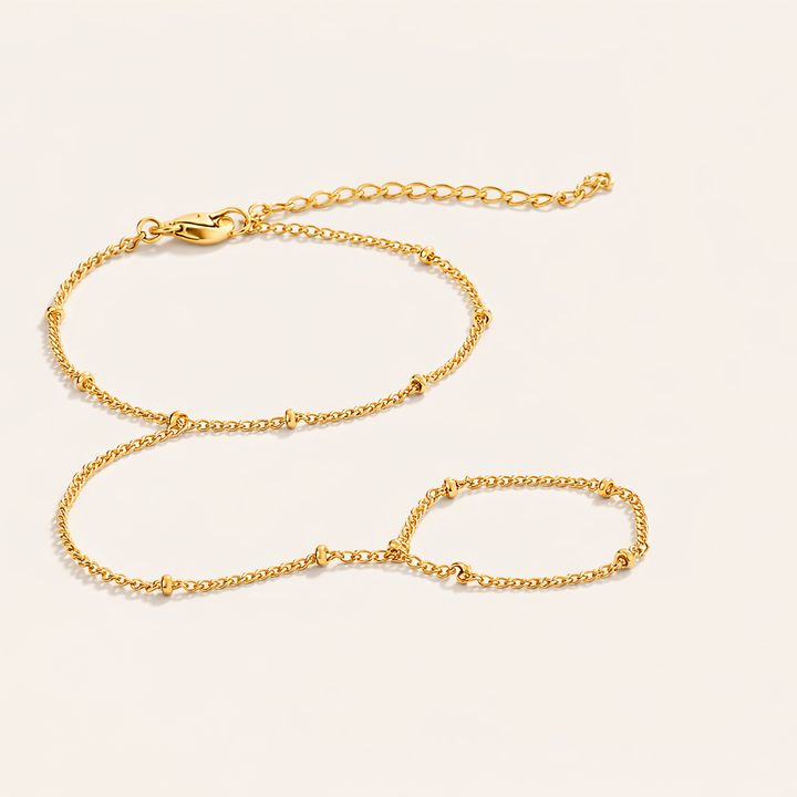 Elegant silver bracelet with refined details