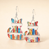 Vintage Colourful Cat Earrings
