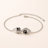 Infinity Symbol Pendant Pet Paw Bracelet with Zirconia