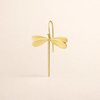 Vintage Gold Dragonfly Earrings