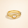 Chunky Pearl Gold Ring