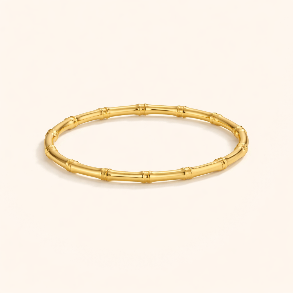 Ara Gold Bamboo Bracelet