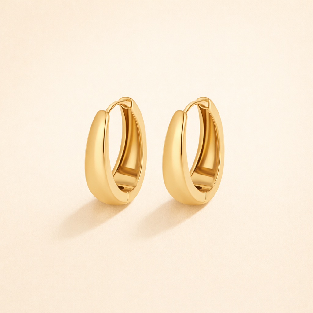 Valentina Gold Hoop Earrings