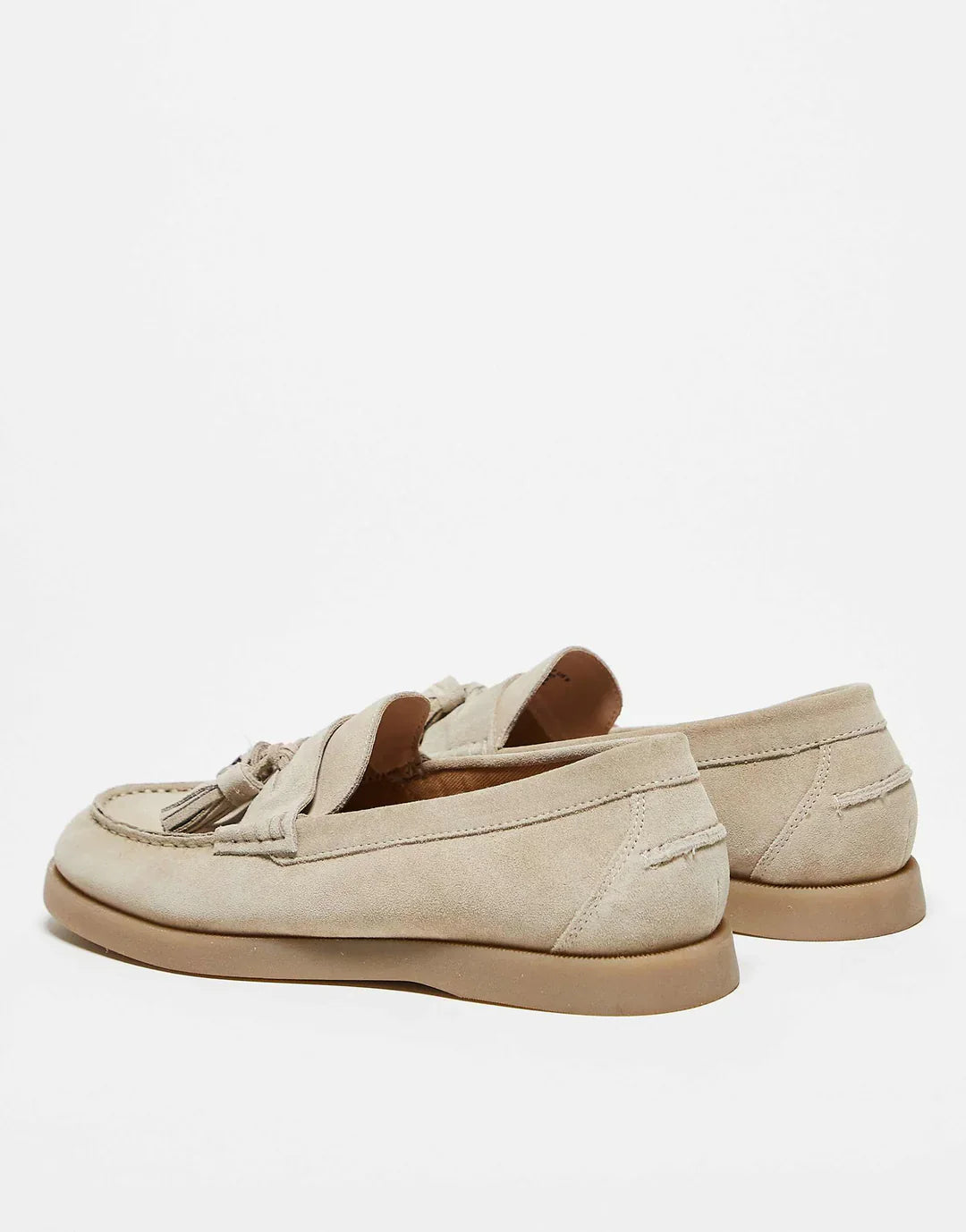 Luxury Suede Loafers with Tassel Detail