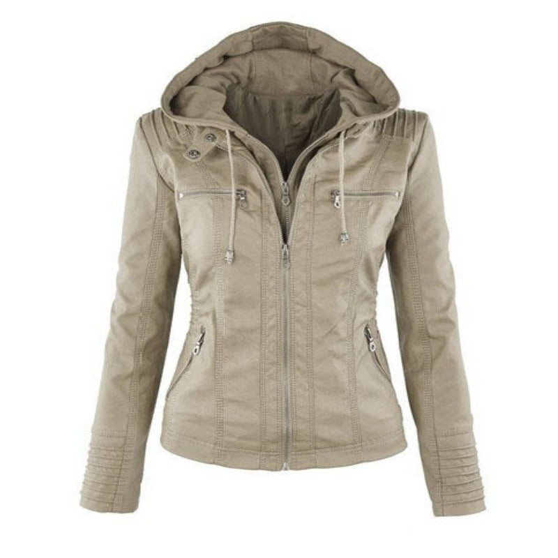 Leather Summer Jacket for Women Lightweight Elegance for Warm Days