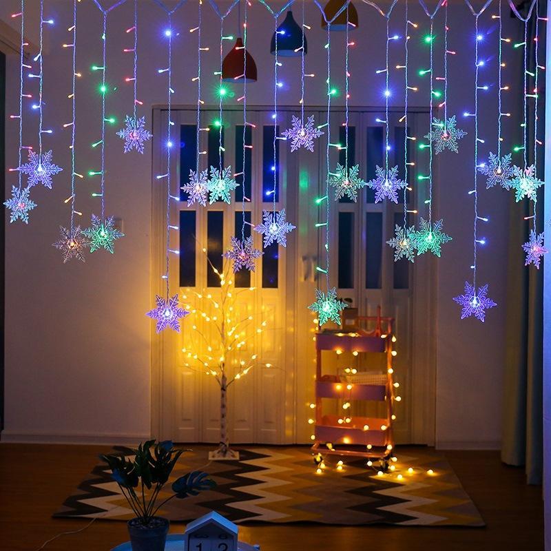 LED Snowflake Fairy Lights | Indoor & Outdoor