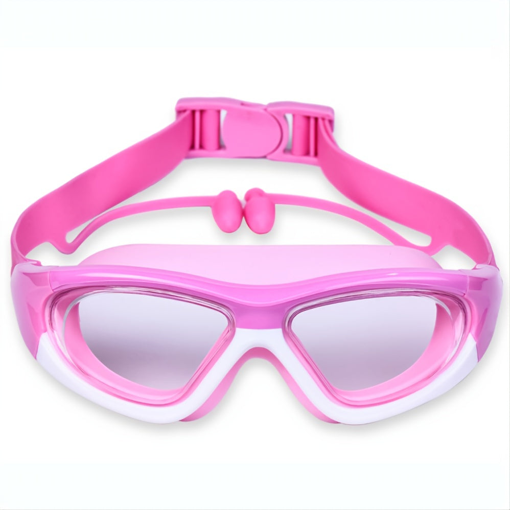 Kids' Swimming Goggles with Large Frame – Comfortable and Anti-Fog for Fun in the Water