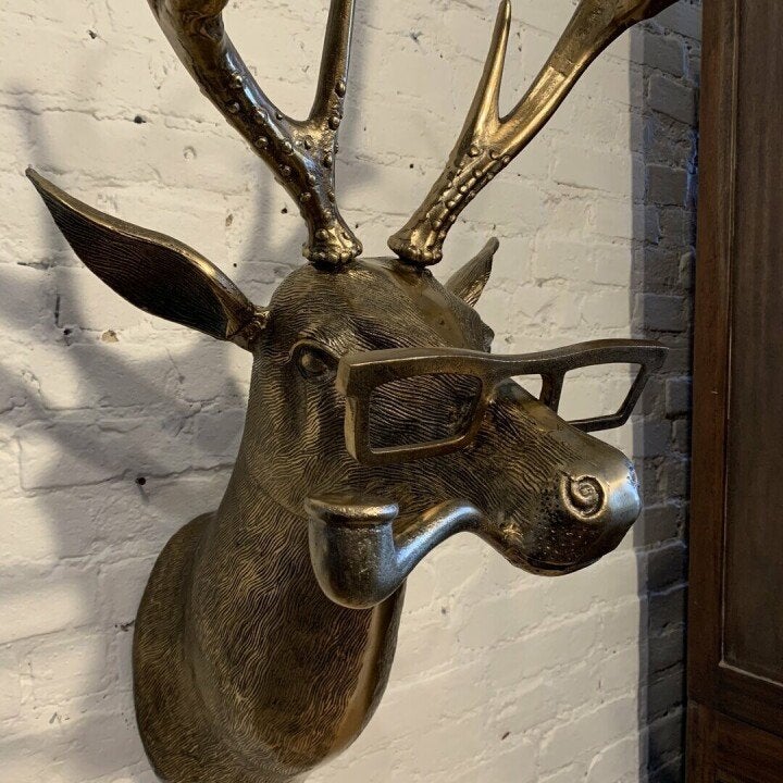 Verspielte Wanddekoration mit Tierkopf - WallCritters