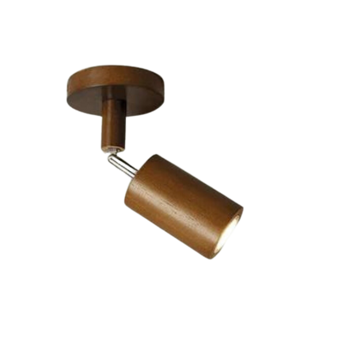 Adjustable Wooden Ceiling Spotlight – EcoLux