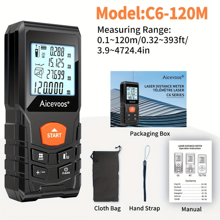 Compact Laser Measure – Precise and Rugged Measuring Tool