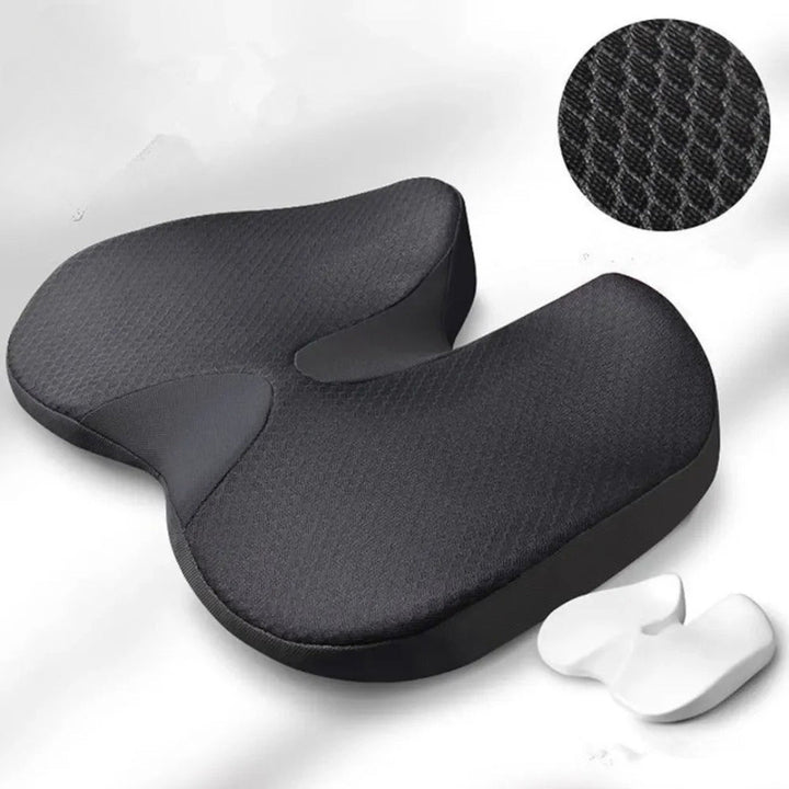 Orthopaedic Car Seat Cushion – Comfortable Cushion with Non-Slip Base for Better Support