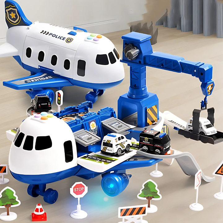 Deformable Storage Passenger Plane Toy