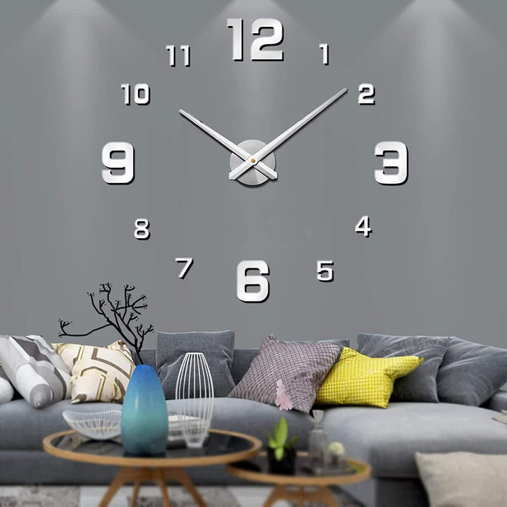 Large Modern-Style Wall Clock