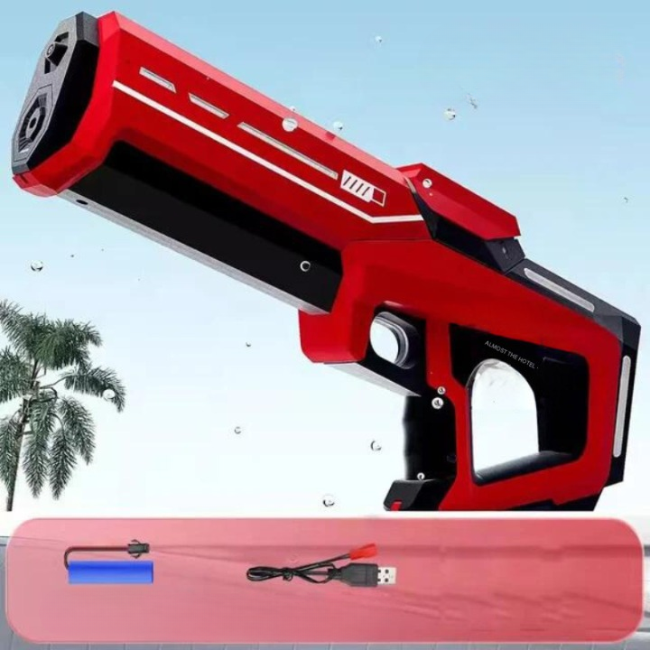 Automatic Water Gun with 1L Tank and 10m Range – Pure Summer Fun