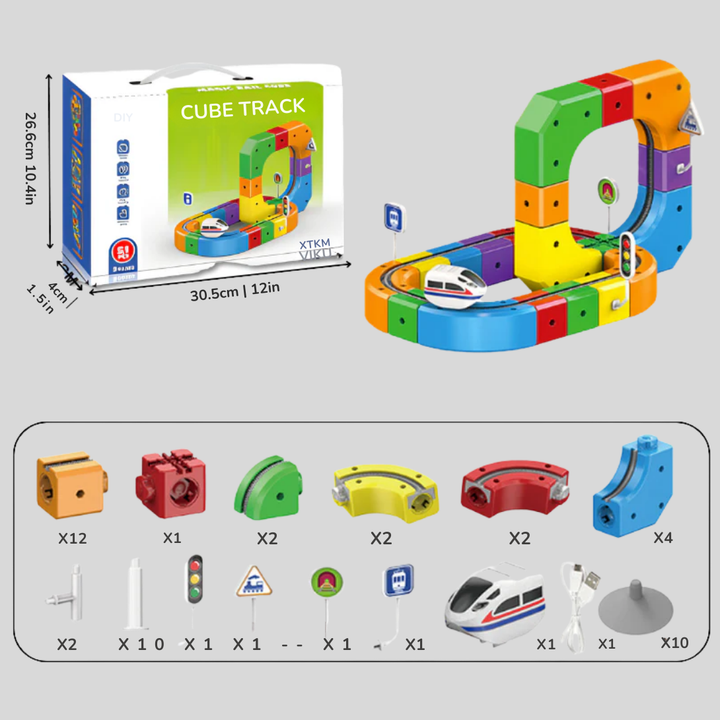 Mechanical 3D Train Building Set