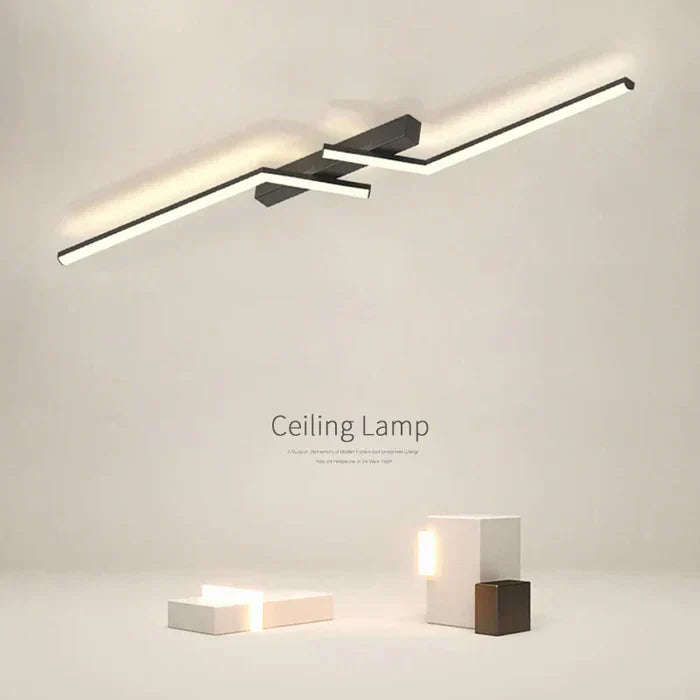 Modern LED Ceiling Lamp – Geometric Light