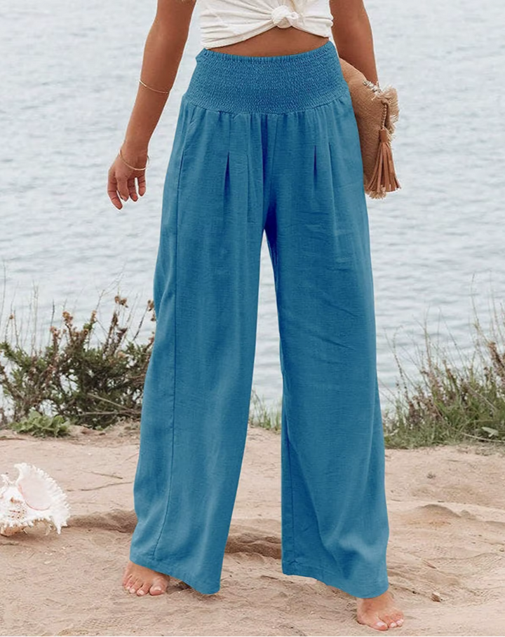 Wide-Leg Summer Pants