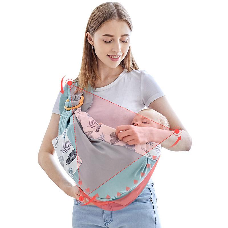 Multifunctional Baby Carrier with Nursing Function in Cotton – 0 to 36 Months