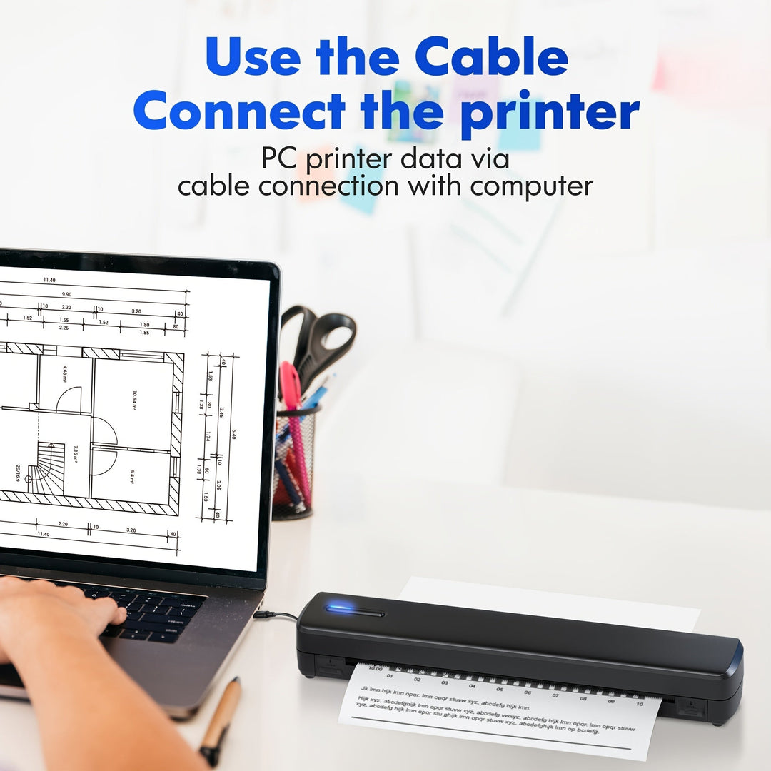 MiniThermo Wireless Printer – Compact Printing Convenience for People on the Go