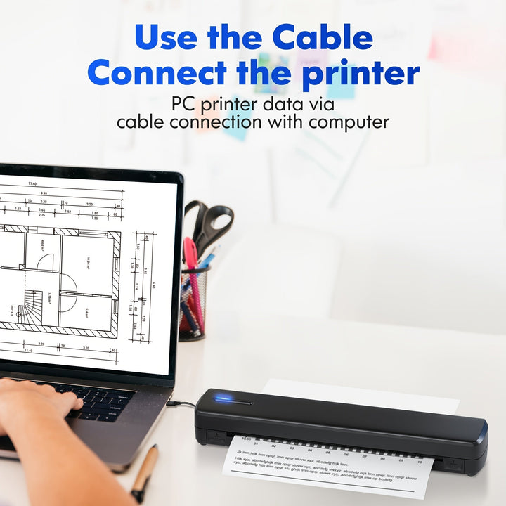 MiniThermo Wireless Printer – Compact Printing Convenience for People on the Go