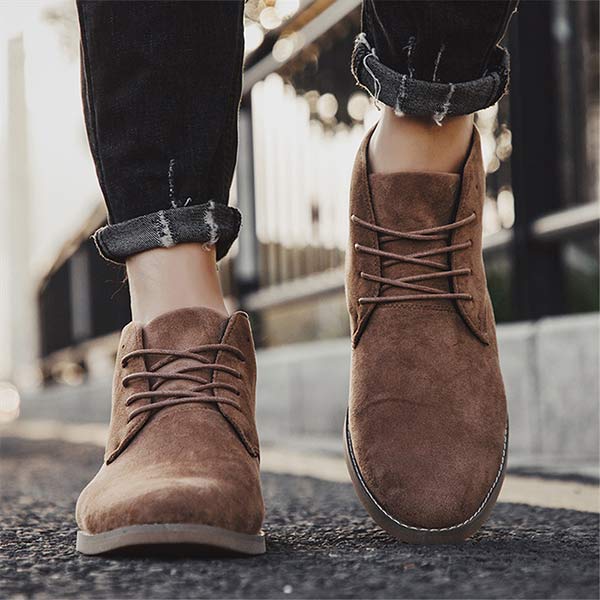 UrbanStride Classic | Stylish Lace-Up Men's Ankle Shoe