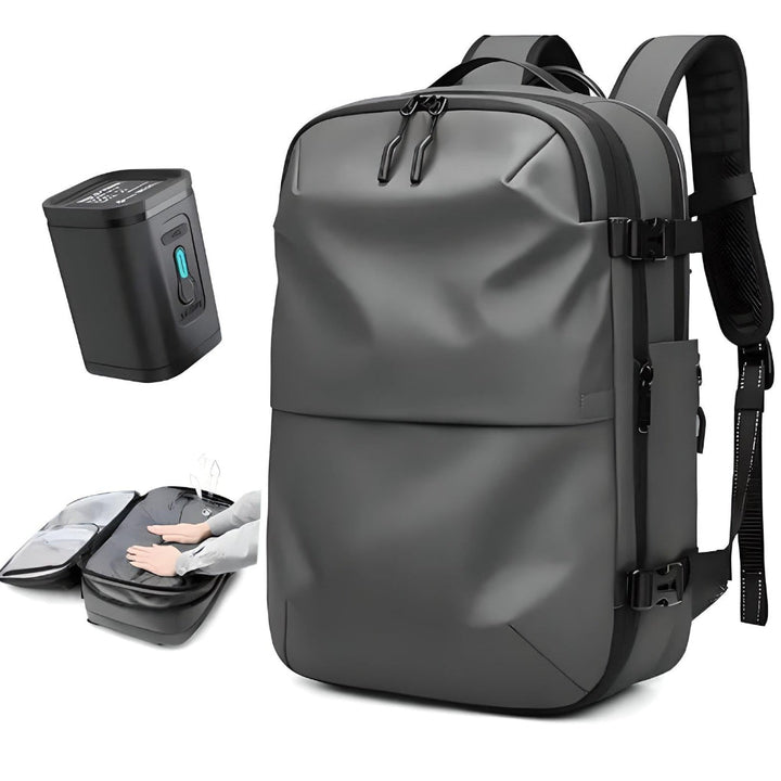 Carry-On Compression Backpack – Lightweight, Secure & Ideal for Short Travel Adventures