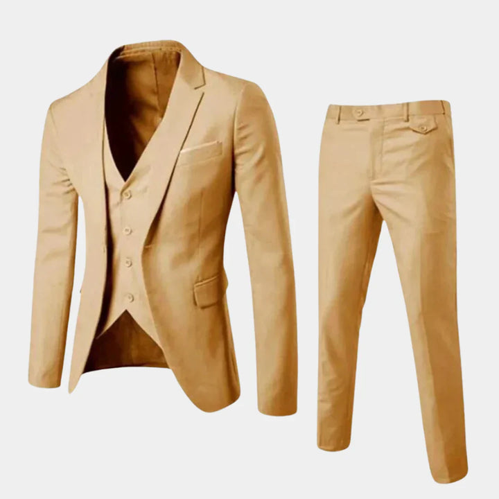 Elegant Men's Suit with Blazer and Trousers