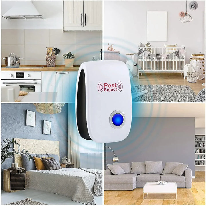 EcoShield Ultrasonic Pest Repeller | Chemical-Free Protection Against Insects and Rodents