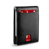 Men's Slim RFID Wallet | Leather Card Holder | Black